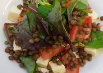 Pardina lentil salad