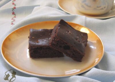 Brownie de judías marinas