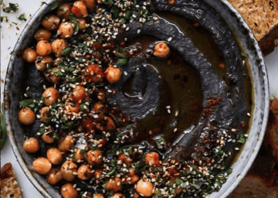 Black hummus