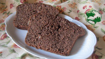 CHOCOLATE ORANGE BREAD WITH CHICKPEAS