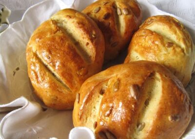 PANE DI LENTICCHIE CON SEMI DI GIRASOLE