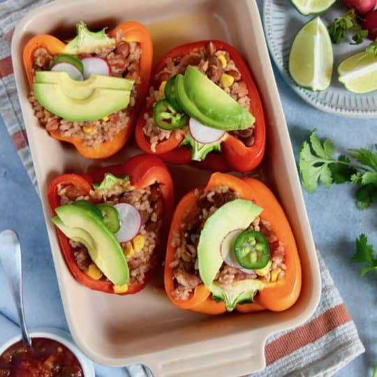 Pinto-Bean-and-Rice-Stuffed-Peppers-uprootkitchen.com_-540x540-1 Día Mundial de las Legumbres