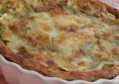 CROSTATA DI FAGIOLI E SPINACI