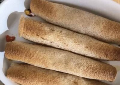 Taquitos di fagioli neri