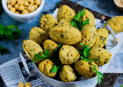 Frittelle di merluzzo e ceci