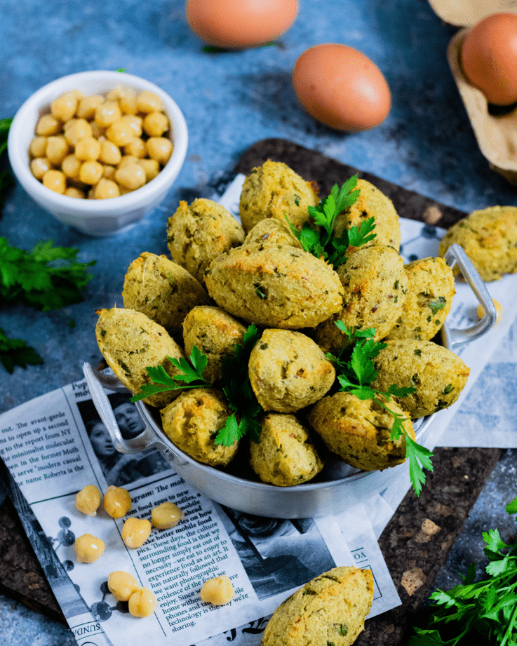 Cod and Chickpea Fritters