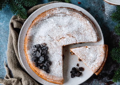TORTA CREMOSA AI FAGIOLI BIANCHI