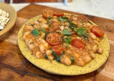 Frijoles para pizza