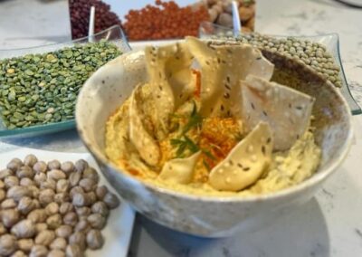 Salsa de guisantes al curry