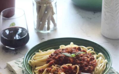 LENTIL BOLOGNESE  