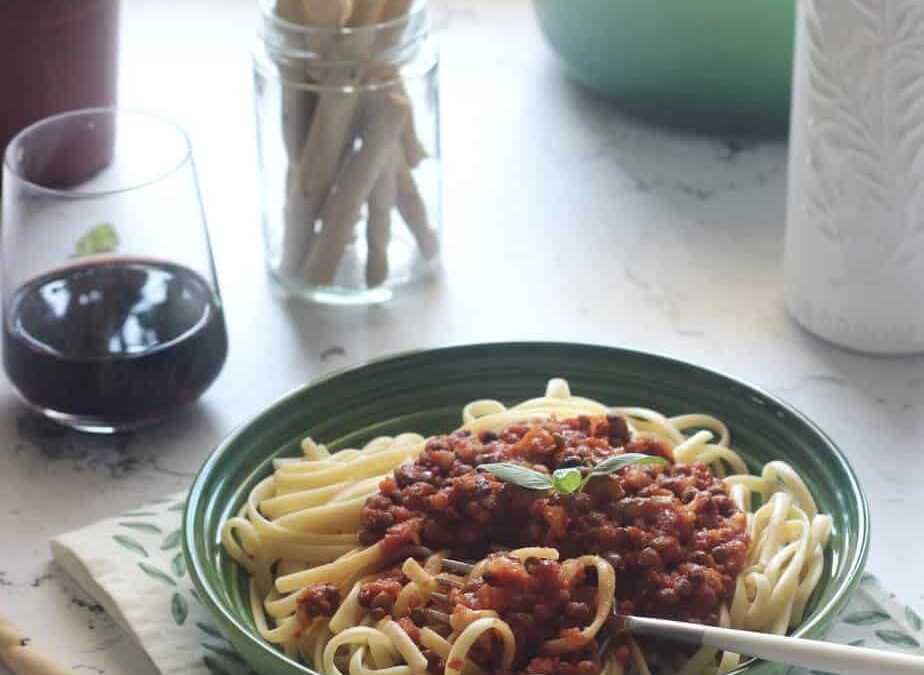 LENTIL BOLOGNESE